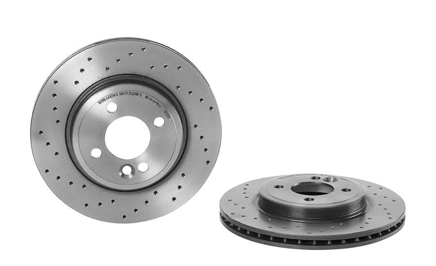 Mini Brakes Kit - Pads & Rotors Front and Rear (276mm/259mm) (Xtra) (Low-Met) 34356778175 - Brembo 3724572KIT